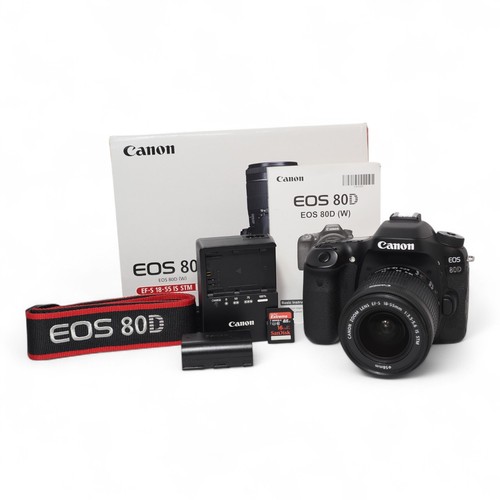 Canon eos 80d - eos, 18-55mm
