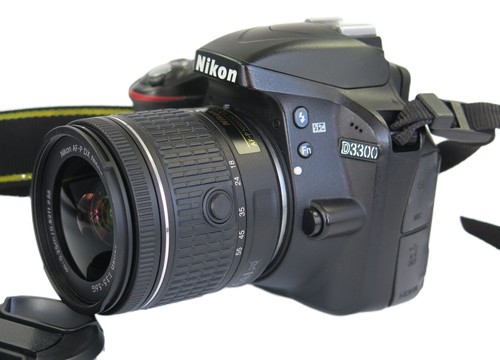 Nikon d3300 mit 18 55mm - af-p, 18-55mm