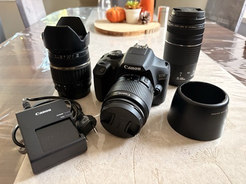Canon 2000d kit 55mm - 2000d, kit,